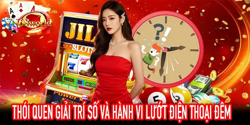 Thói quen giải trí số trước khi ngủ trên điện thoại