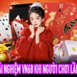 Ấn tượng trải nghiệm VN68 khi người chơi lần đầu quét giao diện